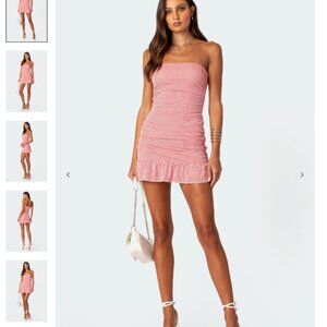 Gaia Gathered Mini Dress